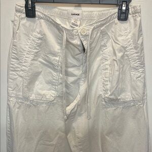 Garage Crisp White Cargo Pants